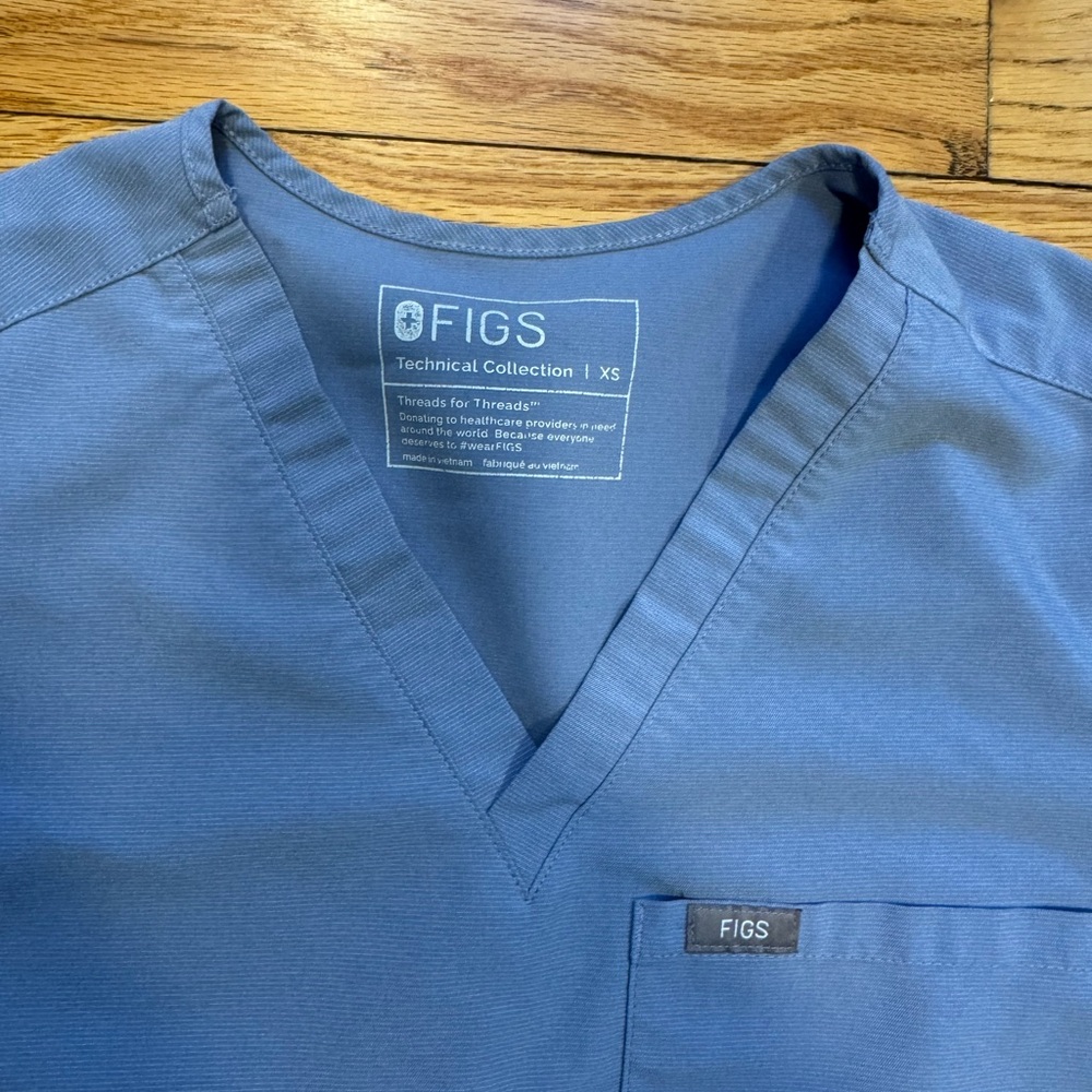 Figs Catarina Shirt XS Vapor Blue